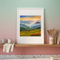 MISTY MOUNTAIN OIL PAINTING PRINT