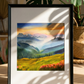 MISTY MOUNTAIN OIL PAINTING PRINT
